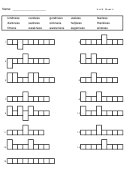 Unit 6, Week 4 Spelling Words Activity Sheet Printable pdf