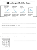 9.1 Analyzing And Sketching Graphs Worksheet - Menlo Park City School District