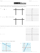 Graphs And Linear Equations Worksheet