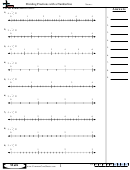Dividing Fractions With A Numberline Worksheet With Answer Key