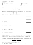 6.1 Ratios And Rates Worksheet - Professor Busken Printable pdf