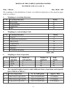 Mathematics - Class X Question Paper - Central Board Of Secondary Education Printable pdf