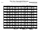 Francis Scott Key - The Star Spangled Banner National Anthem Sheet Music Printable pdf