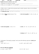 Test 3 Mat 1101 Worksheet, 2011 Printable pdf