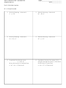 Quadratics Worksheet With Answers - Unit 1, Honors Math 2