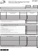 Form Ct-241 - Claim For Clean Heating Fuel Credit Printable pdf