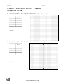 Graphing Quadratic Functions In Vertex Form Worksheet Printable pdf