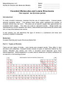 Covalent Molecules And Lewis Structures Worksheet With Answers
