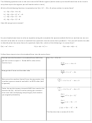 Quadratics From, Standard Form To Vertex Form Worksheet - Nys Math Regents