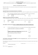 Annual Packing Declaration Form