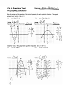 Vertex Form Worksheet With Answers