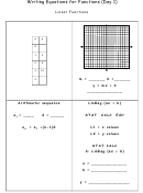 Writing Equations In Different Forms Worksheet