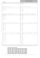 10 Times Worksheet Printable pdf