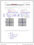 Math 130 Exam 3 Study Guide Worksheet With Answers - 2015