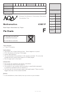 Aqa Gcse Math Worksheet - Pie Charts - Foundation Tier