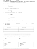 Kinetic Theory Worksheet - Hit The Ball Printable pdf