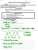Chemistry 4 Th Quarter Quarterly Exam Study Guide Worksheet With Answers