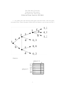 Midterm Exam Worksheets With Answers - Prof. James Peck - The Ohio State University, Department Of Economics - 2010