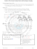 The Greatest Common Factor And Factoring By Grouping Worksheet With Answer Key - Section 6.1