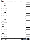 Converting American Lengths Worksheet With Answers