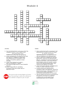 Module 4 Crossword Puzzle Template - Aceri Printable pdf
