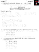 Algebra U12 Worksheet