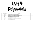 Polynomials Worksheet With Answers Printable pdf