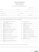 Therapy Intake Form And Client Agreement