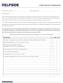 First Aid Kit Checklist Template - Helpside Printable pdf