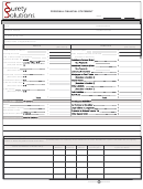Personal Financial Statement Template - Surety Solutions