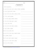 Standard Form Worksheet With Answers