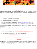 Math In Restaurants Worksheet With Answers Printable pdf