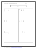 Solve The Two-step Equations - Fractions Worksheet With Answers