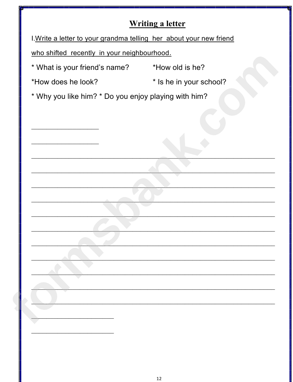 English Second Term Worksheets - Grade 2