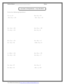 Systems Of Equations (Any Method) Worksheet With Answer Key Printable pdf
