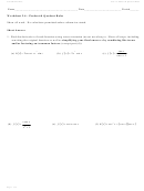 Product & Quotient Rules Worksheet 2.4