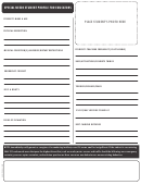 Special Needs Student Profile Template For Educators