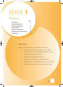 Number Counting And Arithmetic Worksheets - Unit 1