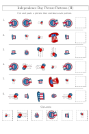 Independence Day Picture Patterns With Answers