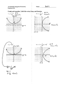 Accelerated Integrated Geometry Parabola Ws Worksheet With Answers