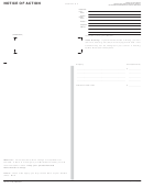 Fillable Form Na 219 - Notice Of Action - Property Printable pdf