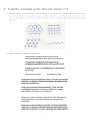Cognitive Reasoning In The Chemical Sciences Worksheets