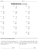 Two-digit Subtraction Worksheet (no Regrouping)