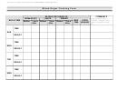 Blood Sugar Tracking Form Printable pdf