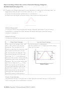 Representing A Reaction With A Potential Energy Diagram Chemistry Worksheet - Unit 2 Part B