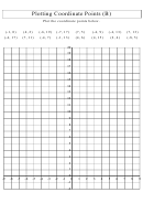 Plotting Coordinate Points (b) Worksheet With Answer Key