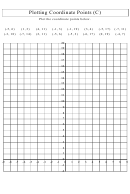 Plotting Coordinate Points (c) Worksheet With Answer Key