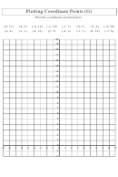 Plotting Coordinate Points (g) Worksheet With Answer Key