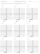 Graphing Slope-Intercept Form Worksheet Printable pdf