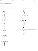 Cumulative Review Worksheets With Answer Key - Math 8